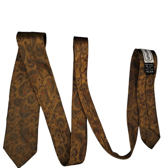 Vintage 50s Set of 2 Necktie Silk Famous Barr USA Mid Century Blanford Rep VTG - Picture 4 of 13